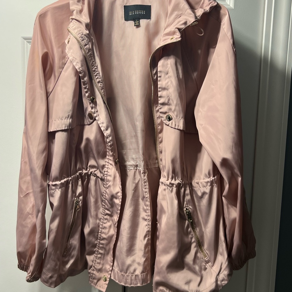 Blu Pepper Light Pink Utility Jacket